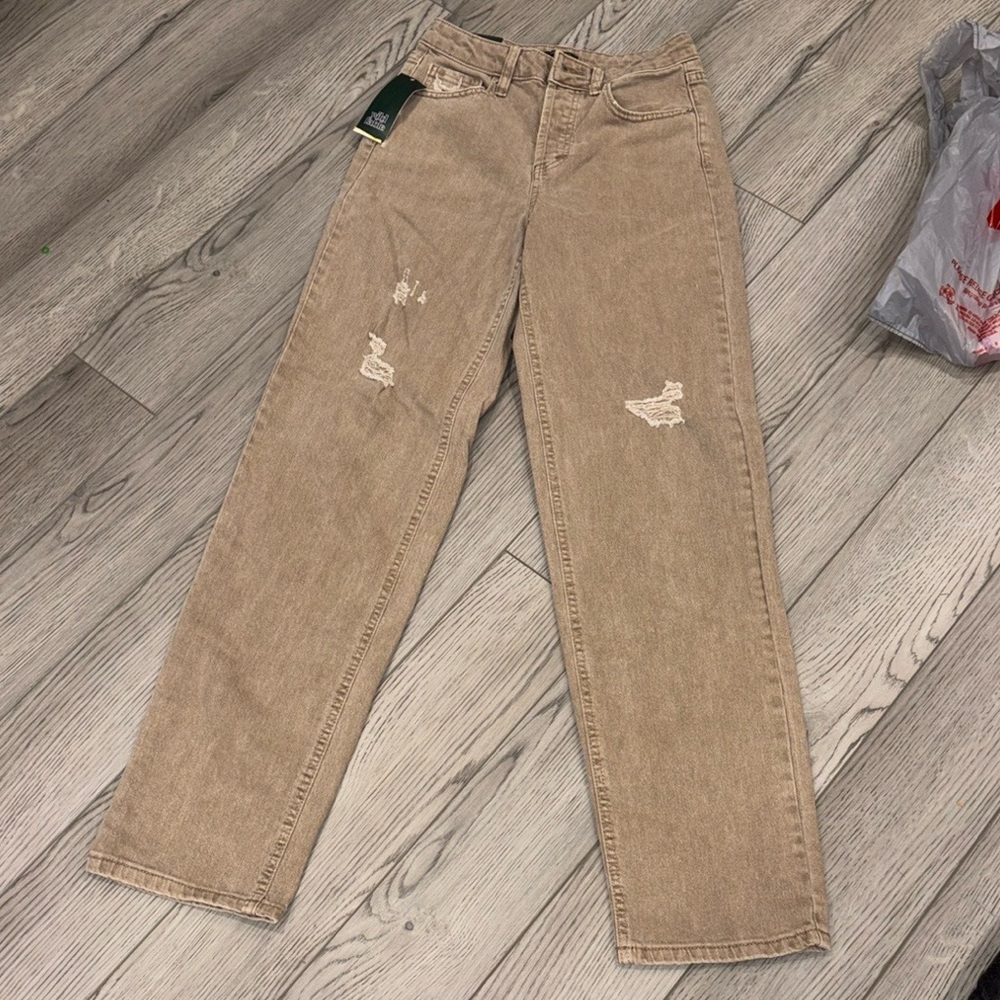 Wild Fable Light Brown High Rise Women Jeans